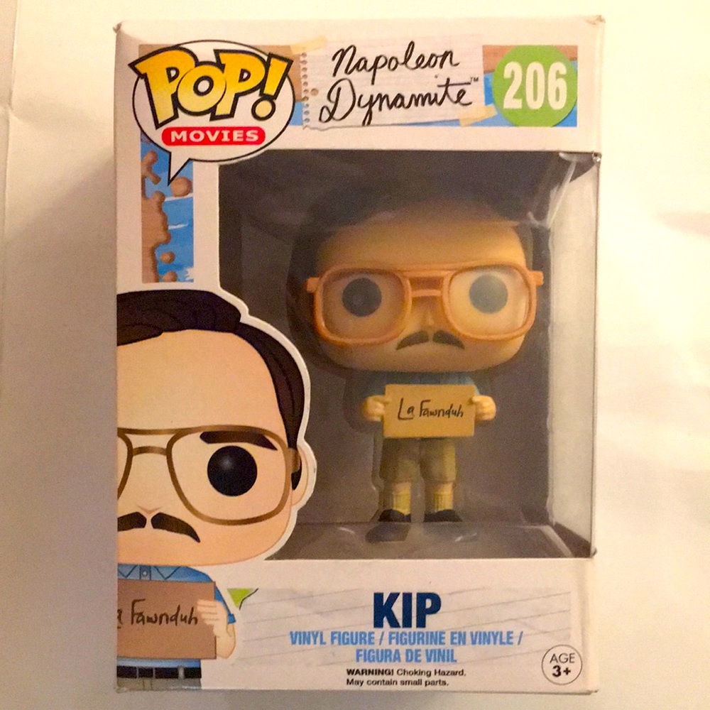 Kip From Napoleon Dynamite Funko Pop Movies Vinyl Figure #206